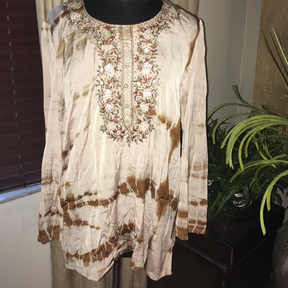 Bohemian Long Sleeved Blouse